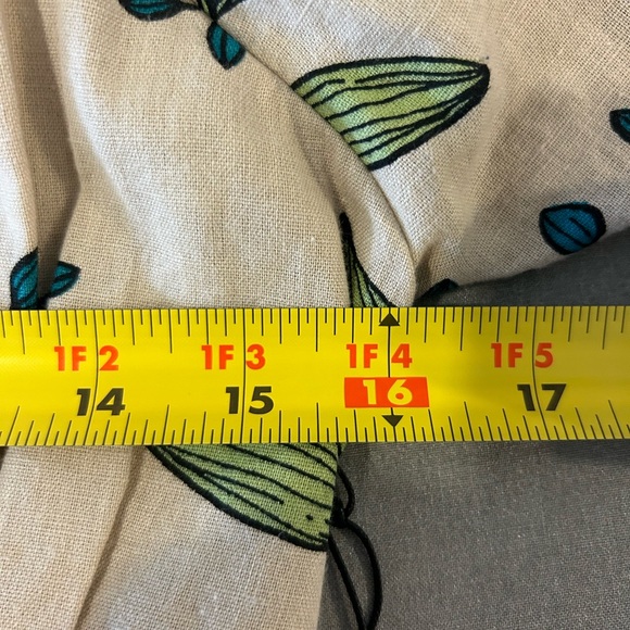 💚”Tulip Creations” NWT Floral Short Puff Sleeve Smocked Back Midi Dress Size XL - Picture 13 of 15